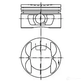 Поршень KOLBENSCHMIDT 4028977397646 99695600 2969021 OY EJE изображение 0