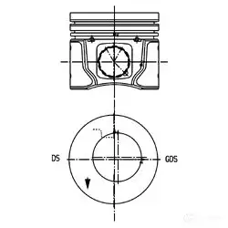 Поршень KOLBENSCHMIDT 4028977568466 99960620 KCO IRXJ 2969190 изображение 0