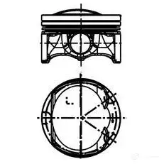 Поршень KOLBENSCHMIDT 9 X3MMAN 40761600 2952974 4028977771712 изображение 0