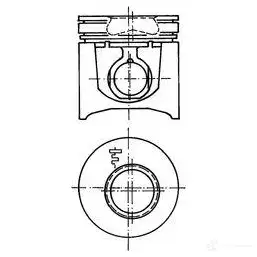 Поршень KOLBENSCHMIDT 4028977336751 94327730 WY2 MBJ 2967868 изображение 0