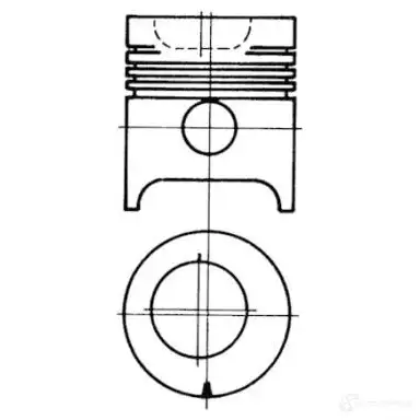 Ремкомплект, поршень и втулка KOLBENSCHMIDT 2968812 97505960 FN 1VW 4028977160660 изображение 0