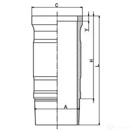 Ремкомплект, поршень и втулка KOLBENSCHMIDT 1353537749 IHYY GB 4028977887482 41519963 изображение 1