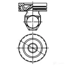 Ремкомплект, поршень и втулка KOLBENSCHMIDT 41519962 7BMBR BT 4028977852862 948699276 изображение 0