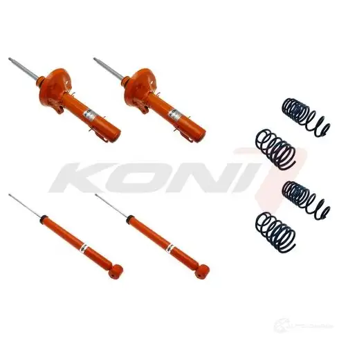 Комплект подвески, амортизаторы и пружины KONI 55ZRN RK 1120-4531 191487