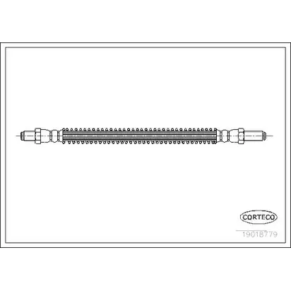 Тормозной шланг CORTECO 1382297 R 3TEX 3358960069498 19018779 изображение 0