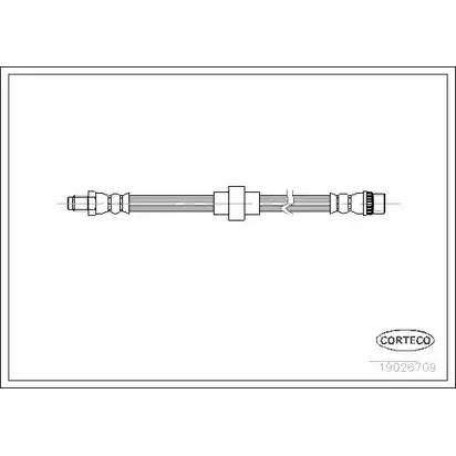 Тормозной шланг CORTECO 3358960330635 1382778 GNN 0KK 19026709 изображение 0