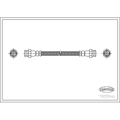 Тормозной шланг CORTECO 3358960084842 19030440 1383102 77D 29 изображение 0