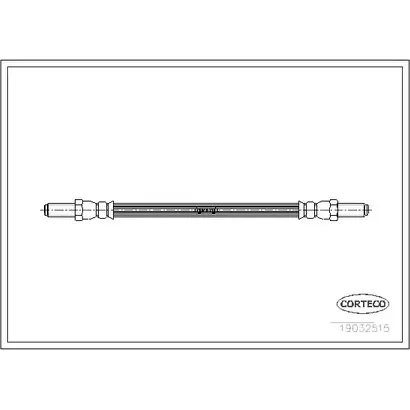 Тормозной шланг CORTECO 3358960093318 19032515 FZZ 7G 1383605 изображение 0