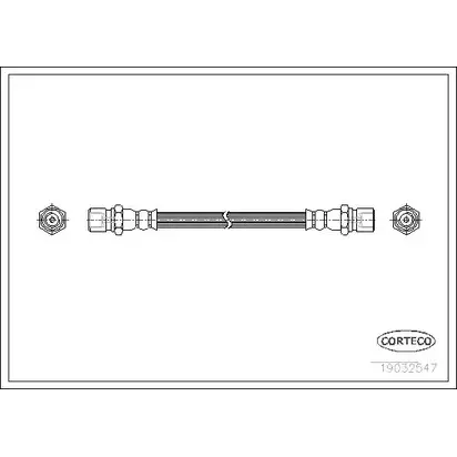 Тормозной шланг CORTECO 3358960093639 19032547 ED0Y D3T 1383635 изображение 0