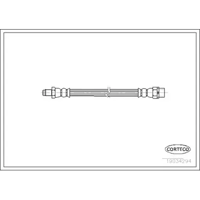 Тормозной шланг CORTECO 3358960312693 5D QA7A 19034294 1384628 изображение 0