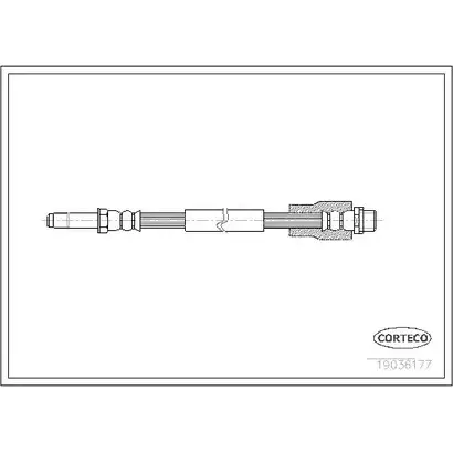Тормозной шланг CORTECO 1385466 19036177 3358960521040 UUCF0F 9 изображение 0