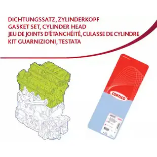 Комплект прокладок двигателя CORTECO 9DVF0 HT 3358960236425 1389221 417089P изображение 0