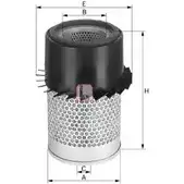 Воздушный фильтр SOFIMA 1401598 ATE B26 0O1GAS S 0840 A изображение 0