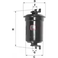 Топливный фильтр SOFIMA GP9A4T 5LQ PZY 1401805 S 1601 B