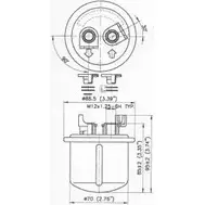 Топливный фильтр SOFIMA 5DR3 KWU XQULT 1401895 S 1706 B