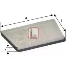 Салонный фильтр SOFIMA DIGF54S BK3A R 1402191 S 3044 C изображение 0