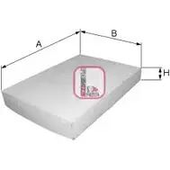 Салонный фильтр SOFIMA AKC9H 2 HYW13P 1402265 S 3088 C изображение 0