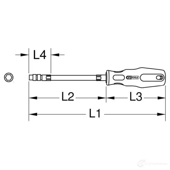 Отвертка для бит KS TOOLS PBI1 2 4042146044582 9111129 3319739 изображение 1