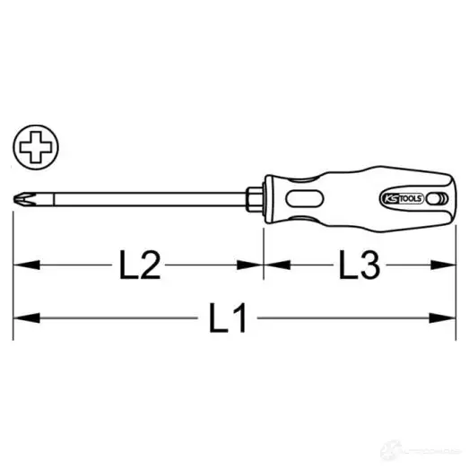 Отвертка KS TOOLS 3311485 82FV P 4042146120538 1591024 изображение 3