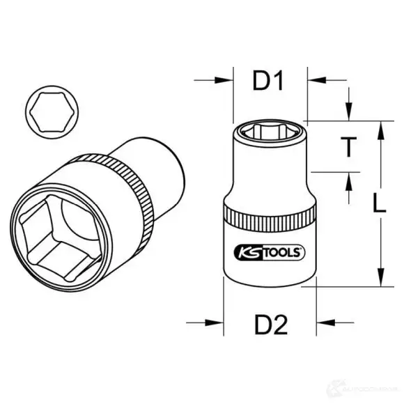 Разъем KS TOOLS 3321899 TY3 XUY5 9181215 4042146073698 изображение 2