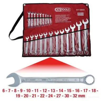 Комплект рожковых ключей KS TOOLS 3316876 4042146036181 5JNQ5 8E 5170043 изображение 1