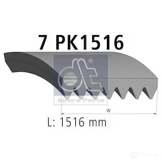 Приводной ремень, поликлиновой DIESEL TECHNIC VZCL3L Q 4057795247888 1226555447 1416001 изображение 2