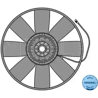 Вентилятор радиатора двигателя MEYLE WYUKYC8 12-14 234 0018 1414921 MRM00 97 изображение 0