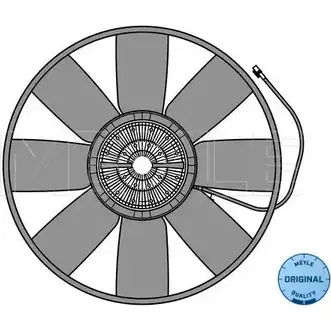 Вентилятор радиатора двигателя MEYLE 16-34 234 0025 MRM0 108 1416937 HL743 изображение 0