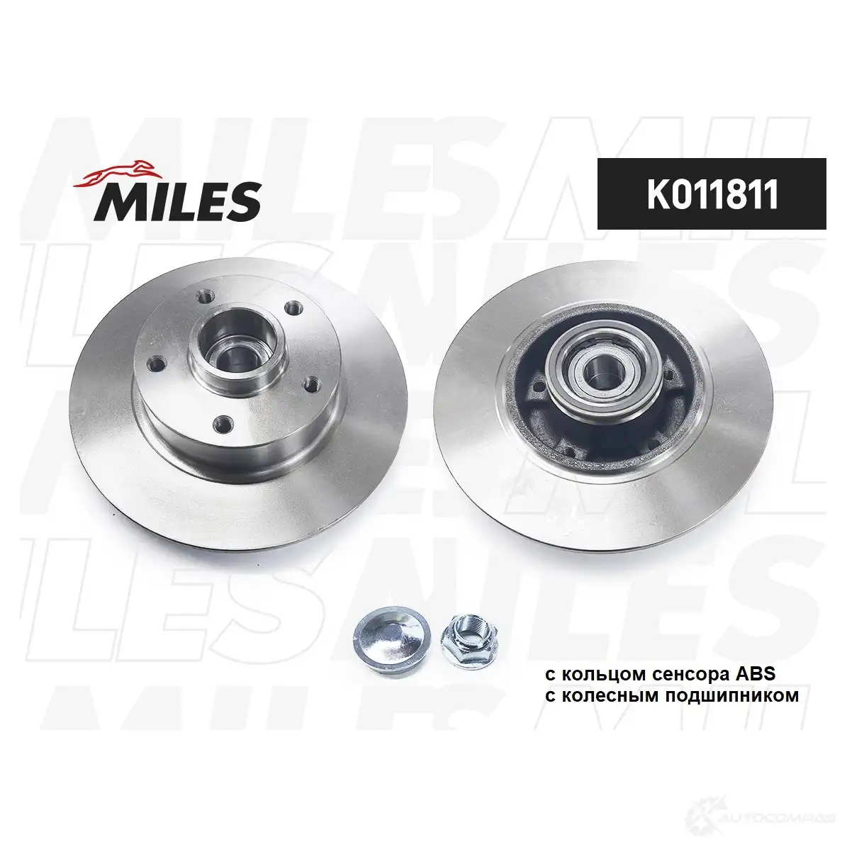 Тормозной диск MILES K011811 0 WFALQ 1439937215 - Изображение 1
