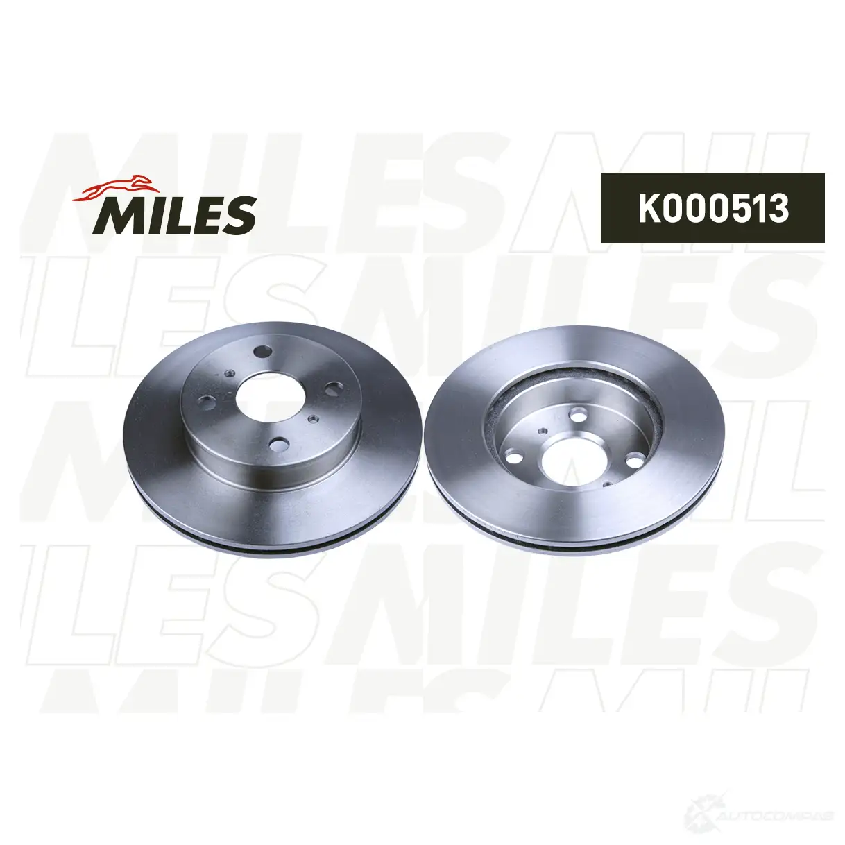 Тормозной диск MILES R1OAG 1U K000513 1420600997 - Изображение 1