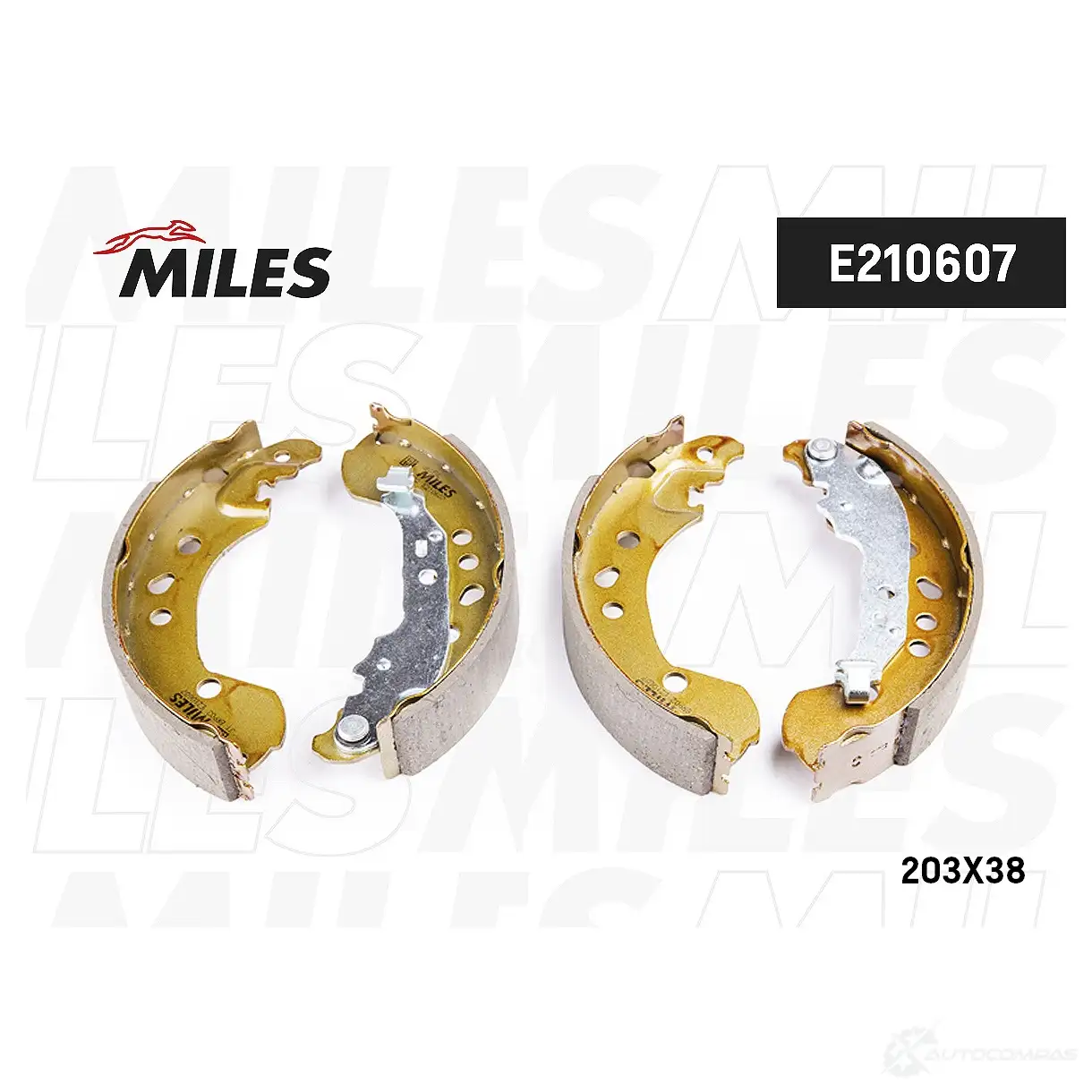 Тормозные колодки MILES DJ HT51L E210607 1438140569 - Изображение 1
