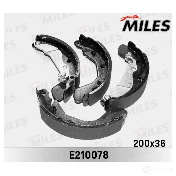 Тормозные колодки MILES 1420603413 YH3MHL 5 E210078 изображение 0