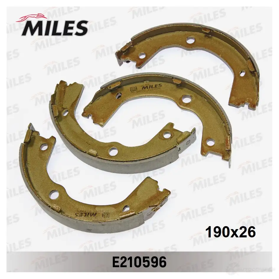 Барабанные колодки MILES 1437174140 E210596 0G3PV LA
