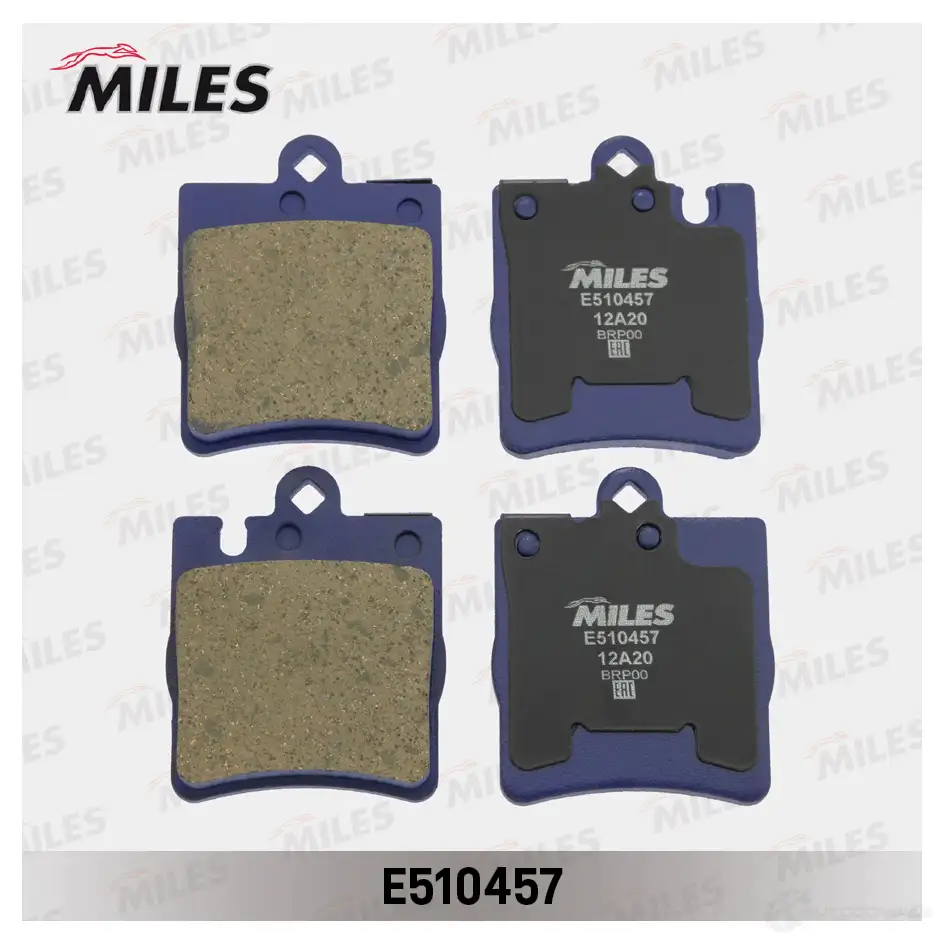 Тормозные колодки дисковые, комплект MILES I ZYX6 E510457 1436968178 - Изображение 1