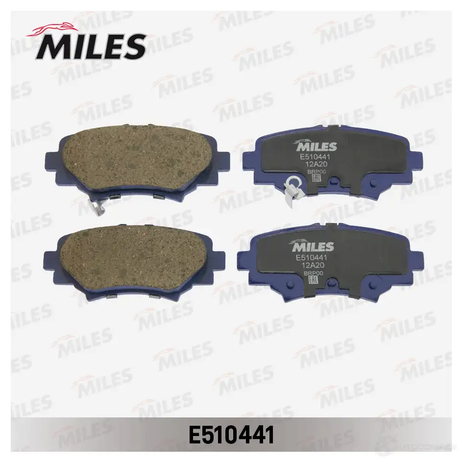 Тормозные колодки дисковые, комплект MILES E510441 60B4 ZZ 1436968173 - Изображение 1