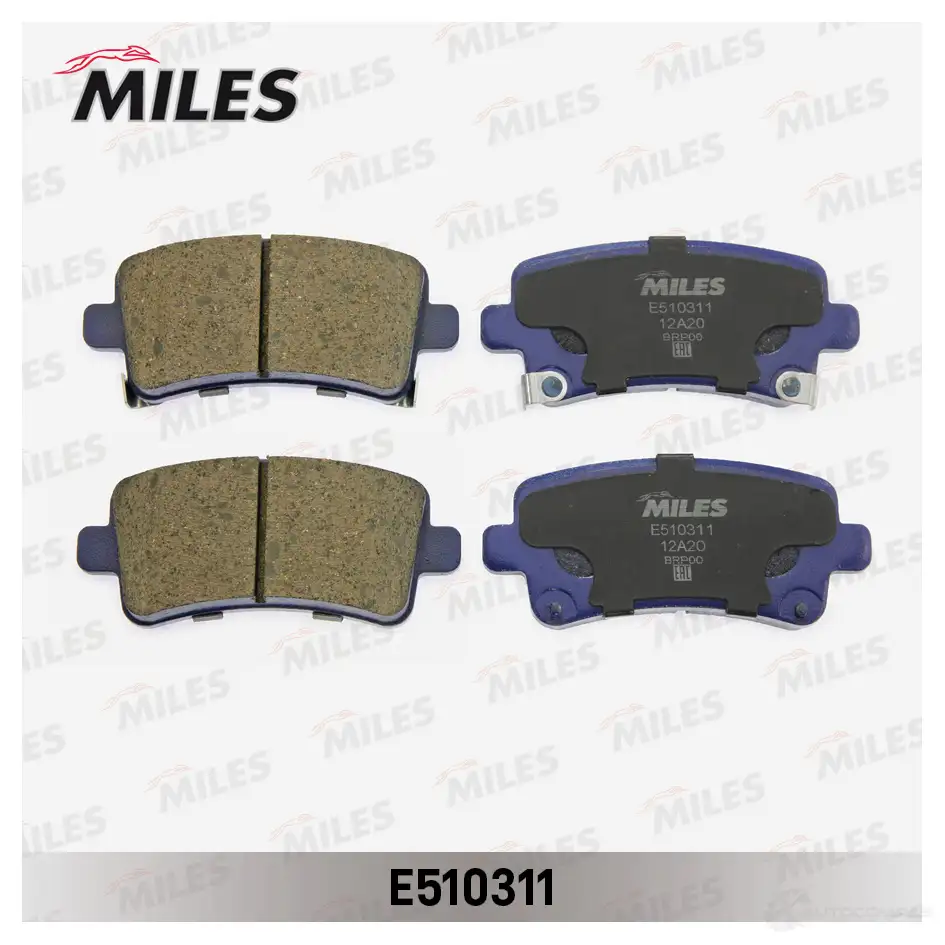 Тормозные колодки дисковые, комплект MILES E510311 36 WI0 1436968144 изображение 0