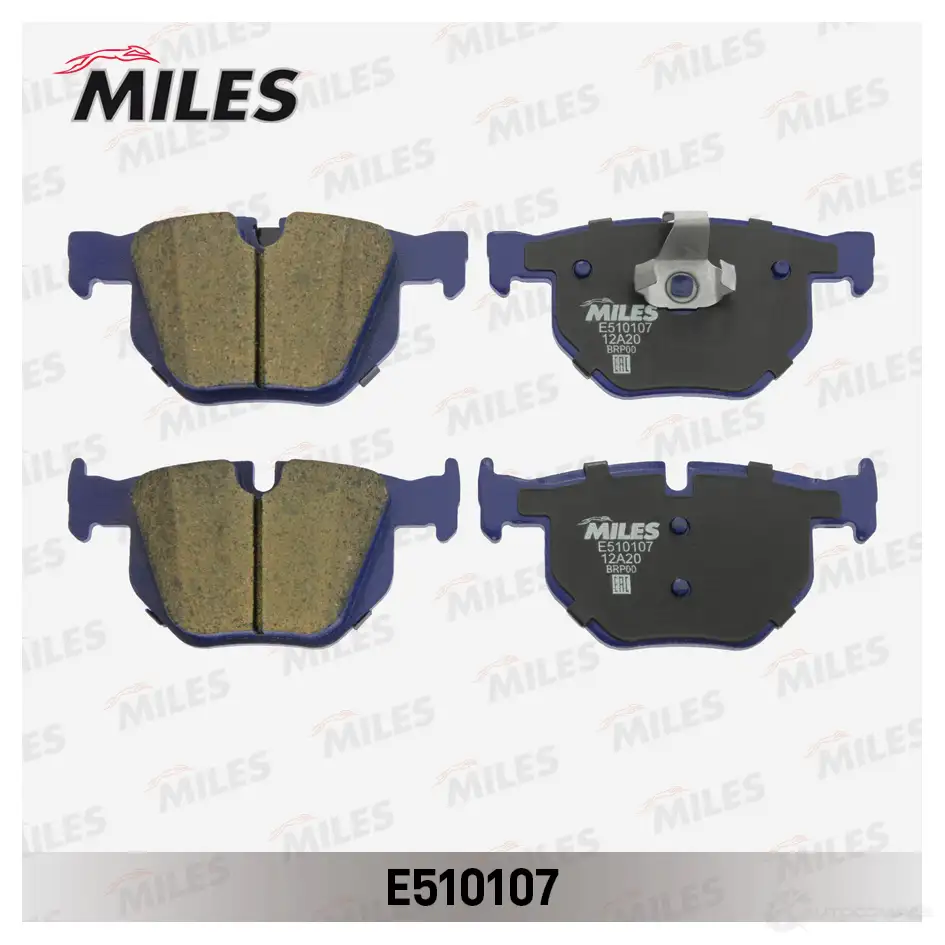 Тормозные колодки дисковые, комплект MILES 1436968075 E510107 MRP S7 - Изображение 1
