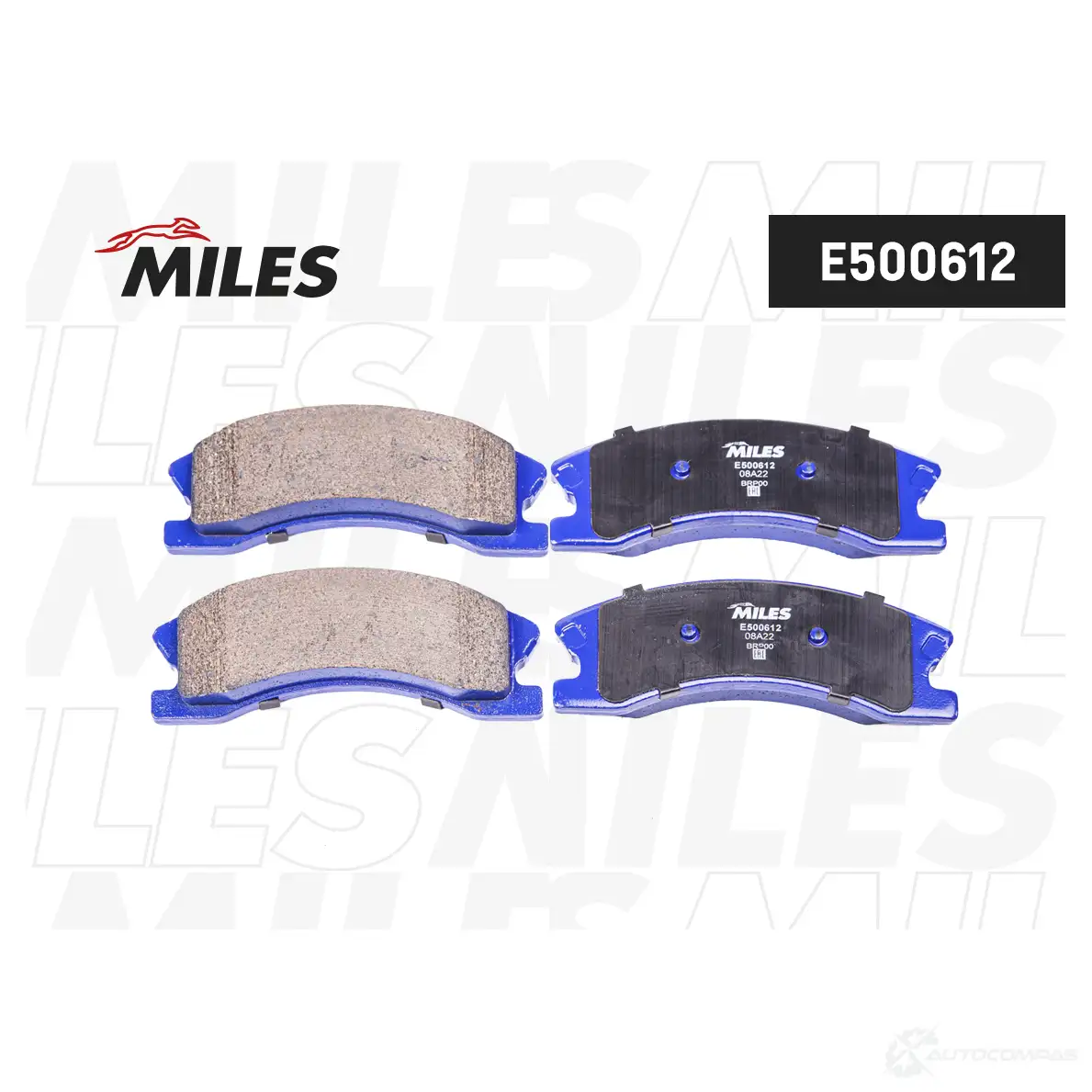 Тормозные колодки дисковые, комплект MILES J53OEN 0 E500612 1438140730 - Изображение 1