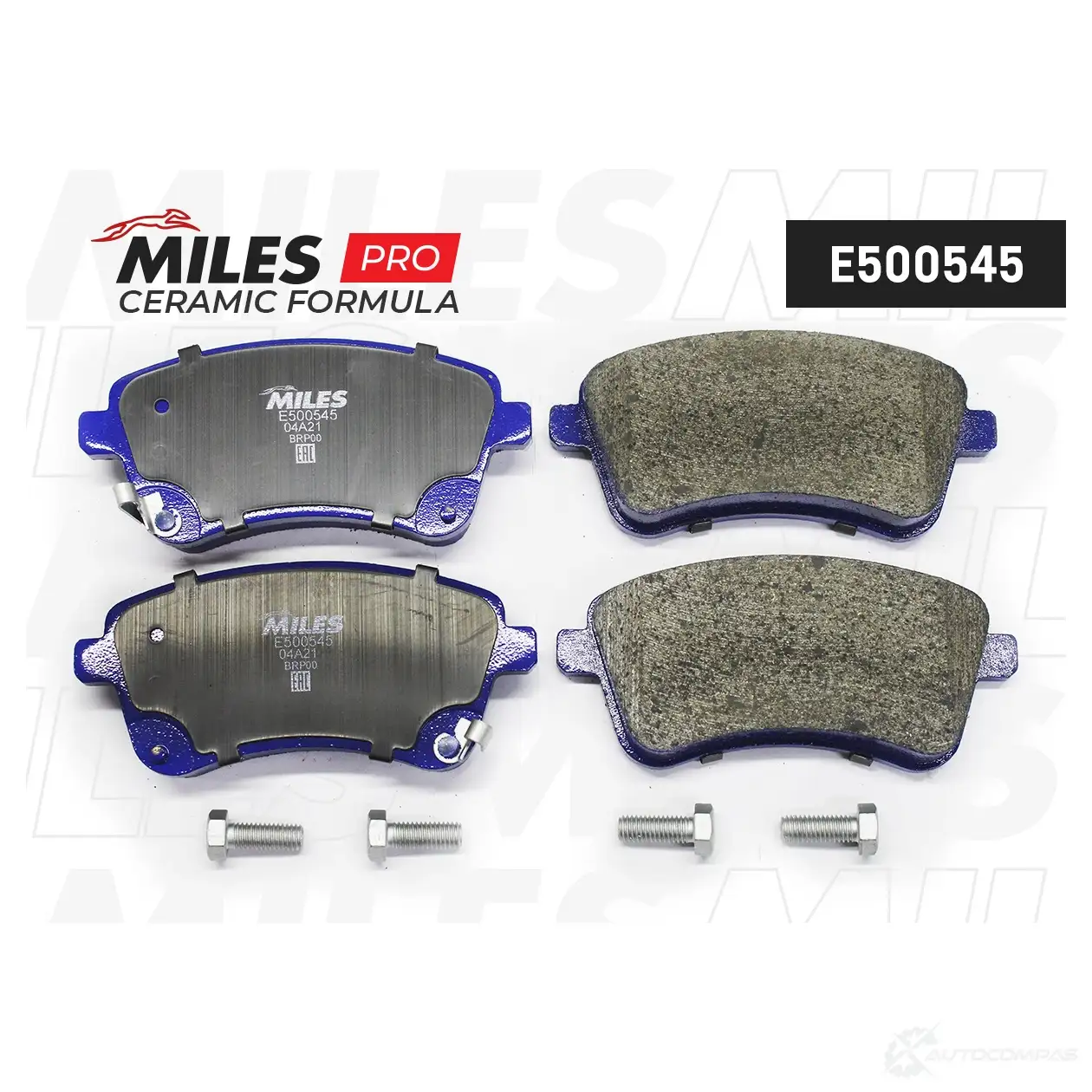 Тормозные колодки дисковые, комплект MILES E500545 1438140743 L31Q 2PZ - Изображение 1