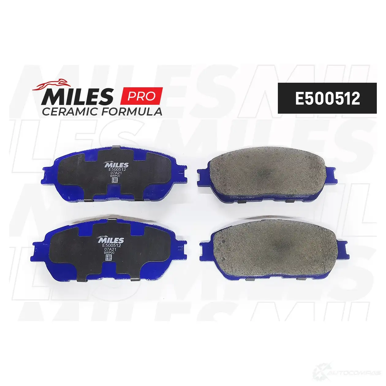 Тормозные колодки дисковые, комплект MILES 1438140751 E500512 1DLJ FD - Изображение 1