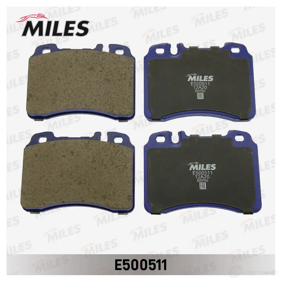 Тормозные колодки дисковые, комплект MILES E500511 VN1B K41 1436968033 изображение 0