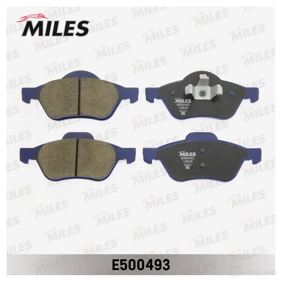 Тормозные колодки дисковые, комплект MILES E500493 1436968023 YR QD3 - Изображение 1