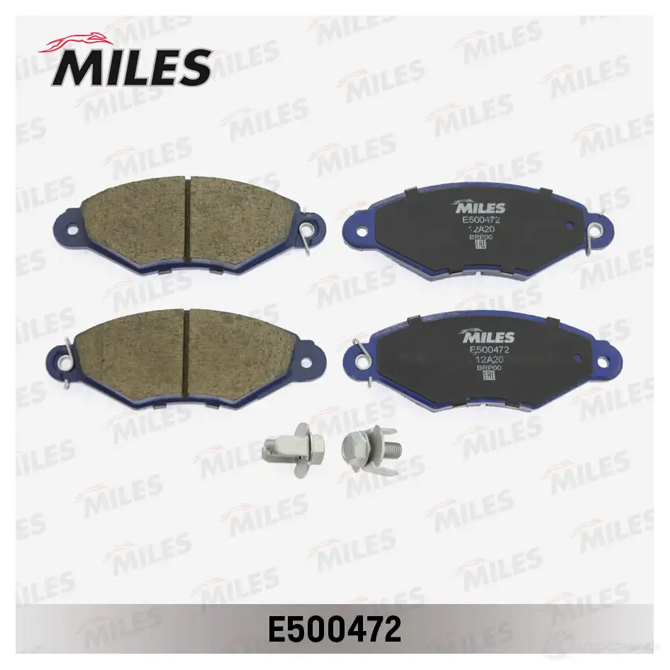 Тормозные колодки дисковые, комплект MILES E500472 V Y84E 1436968010 изображение 0