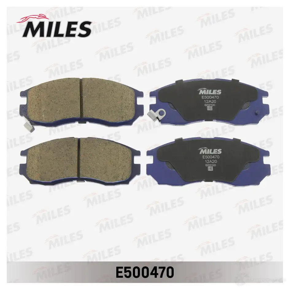 Тормозные колодки дисковые, комплект MILES E500470 1436968009 BBP 5P - Изображение 1