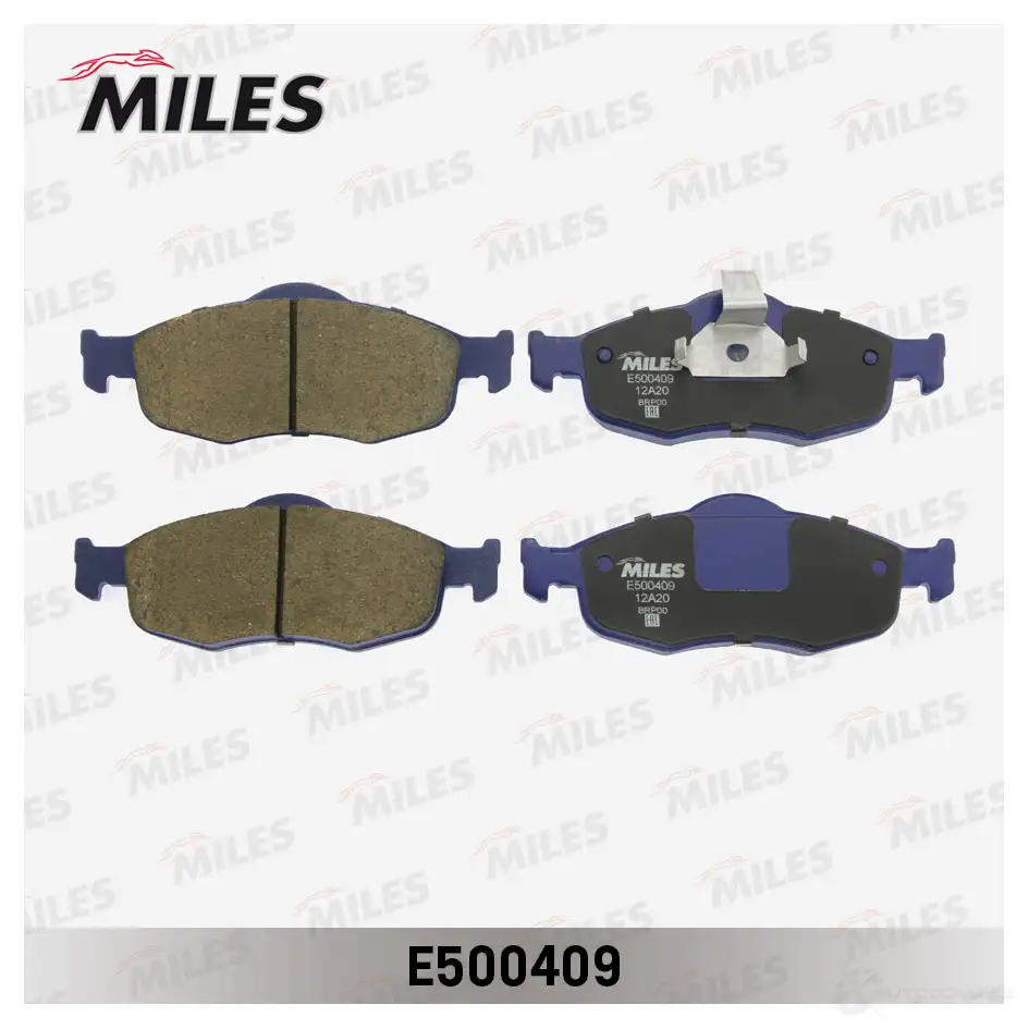 Тормозные колодки дисковые, комплект MILES Z3G3W 9 1436967984 E500409 изображение 0