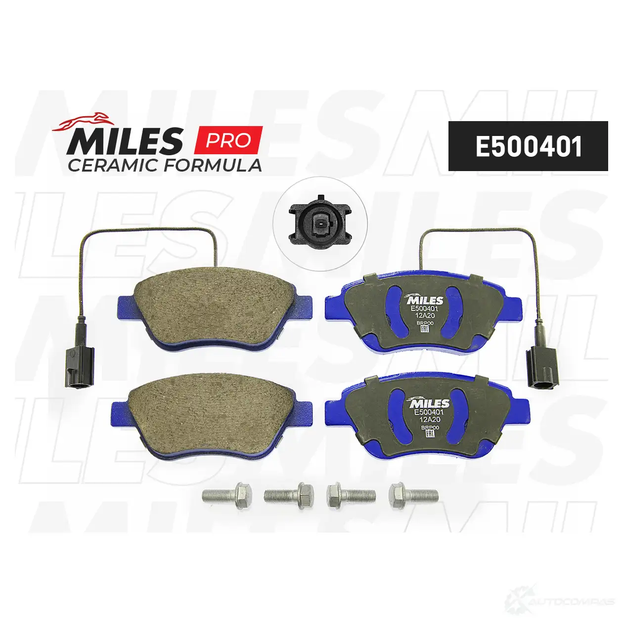 Тормозные колодки дисковые, комплект MILES E500401 1436967980 IQHW E2E - Изображение 1