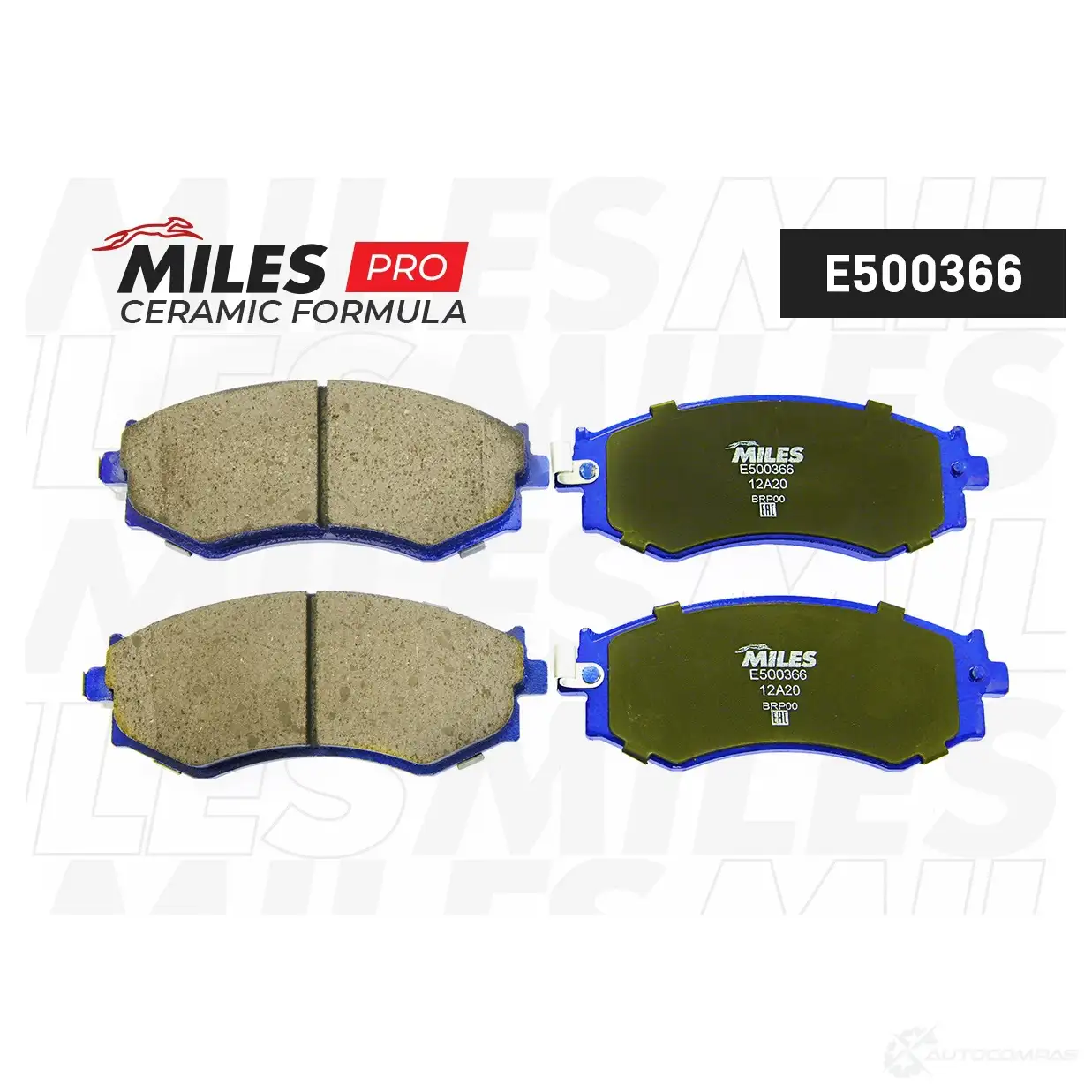 Тормозные колодки дисковые, комплект MILES E500366 1436967958 Y L2TC изображение 0