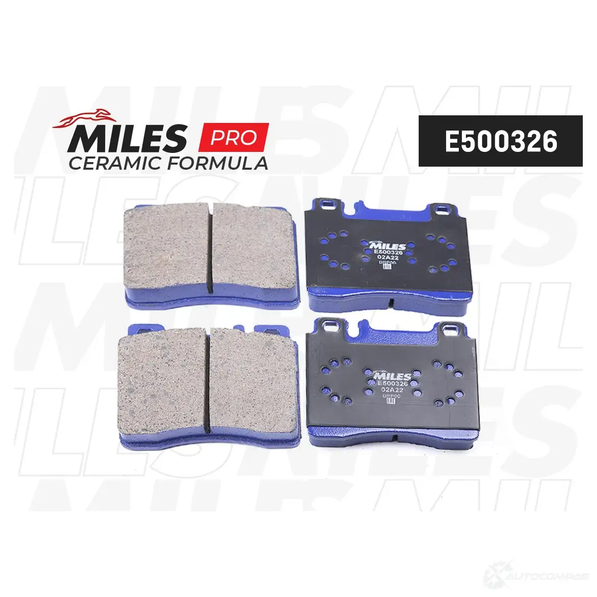 Тормозные колодки дисковые, комплект MILES 7SI0O L E500326 1436967947 изображение 0