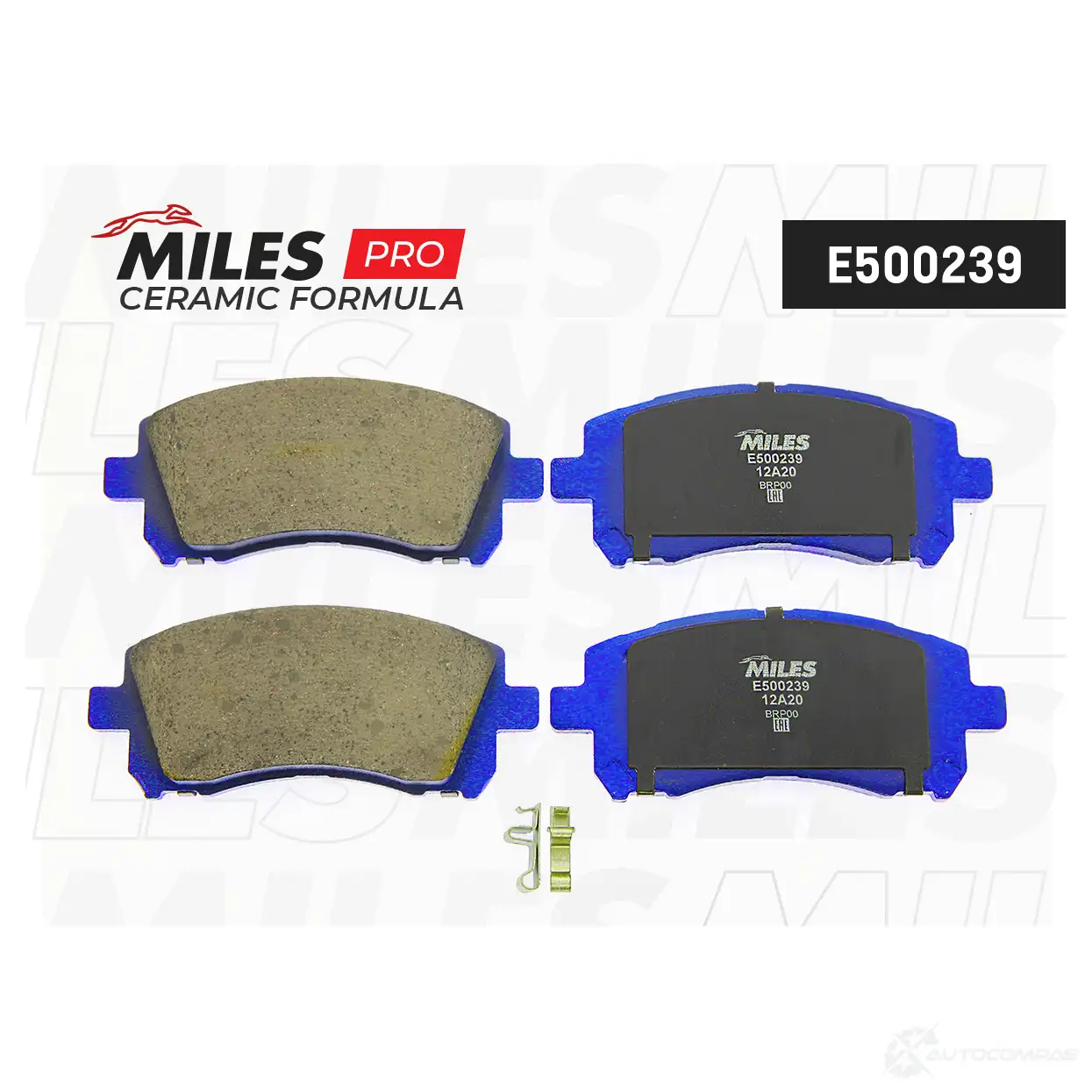 Тормозные колодки дисковые, комплект MILES E500239 GU J3X 1436967895 - Изображение 1
