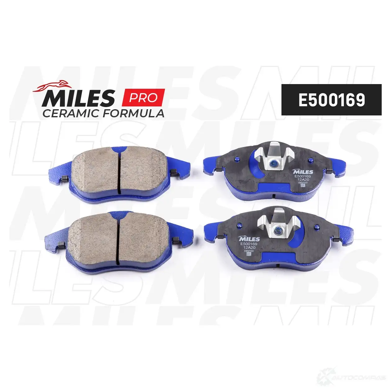 Тормозные колодки дисковые, комплект MILES E500169 P XA9UL 1436967861 - Изображение 1